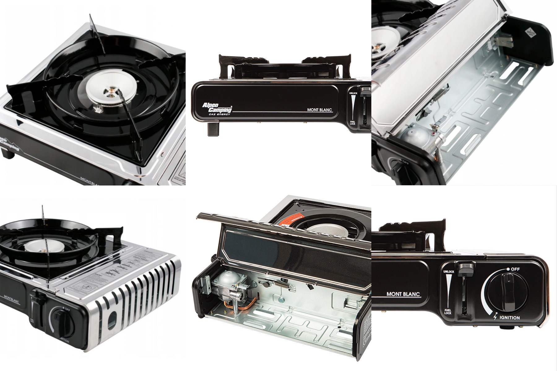 koláž mont blanc